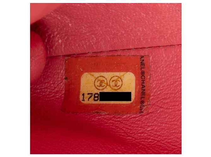 Gabrielle Clutch de charol con cadena de Chanel Rosa - vista 6