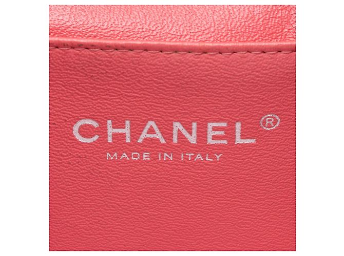 Gabrielle Clutch de charol con cadena de Chanel Rosa - vista 8