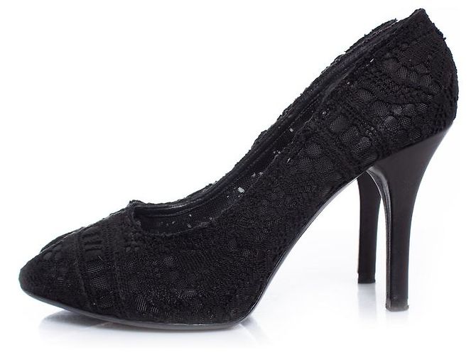 Décolleté in pizzo nero Dolce & Gabbana. - vista 2