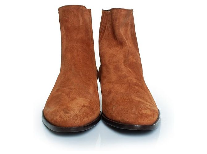 Saint Laurent Western suede Wyatt boots - view 3
