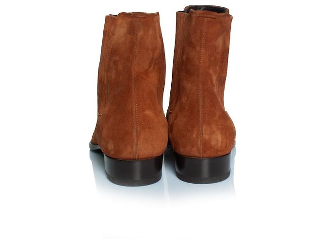 Saint Laurent Western suede Wyatt boots - view 5