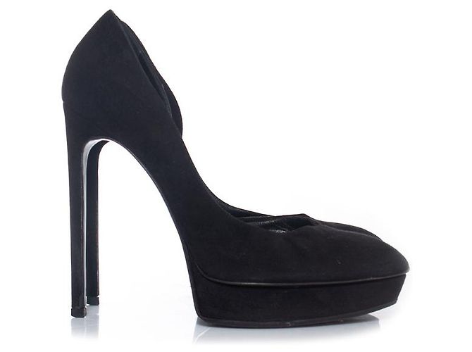 Décolleté D' Orsay Janice 105 di Saint Laurent Nero - vista 6
