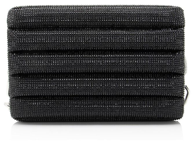Clutch Judith Leiber Satin Crystal Fizzoni - vista 3