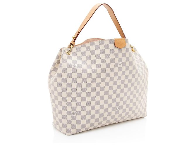 Louis Vuitton Damier Azur Graceful MM Hobo Blu - vista 2