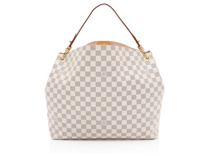 Louis Vuitton Damier Azur Graceful MM Hobo Blu - vista 3