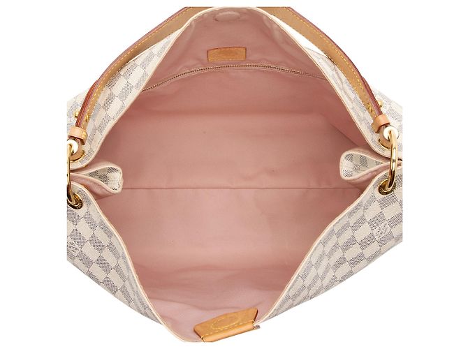 Louis Vuitton Damier Azur Graceful MM Hobo Blu - vista 6