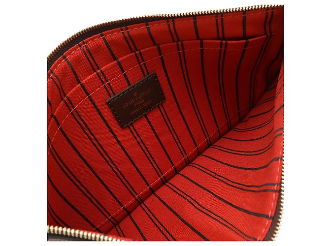 Pochete Neverfull MM Damier Louis Vuitton Marrom - vista 5