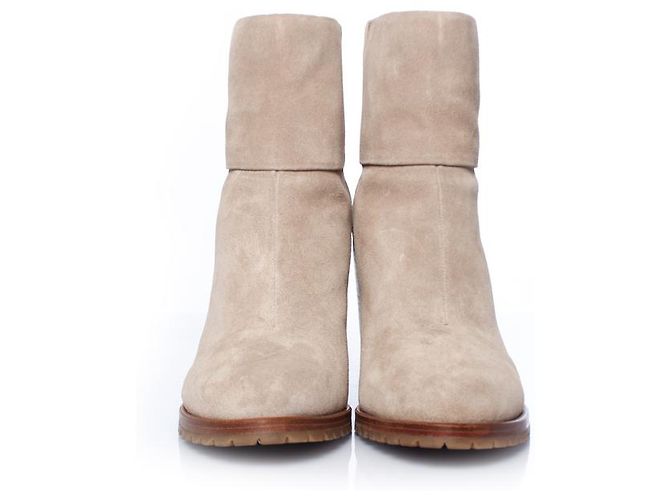 Botas Waxy Rag & Bone en ante beige Castaño - vista 3