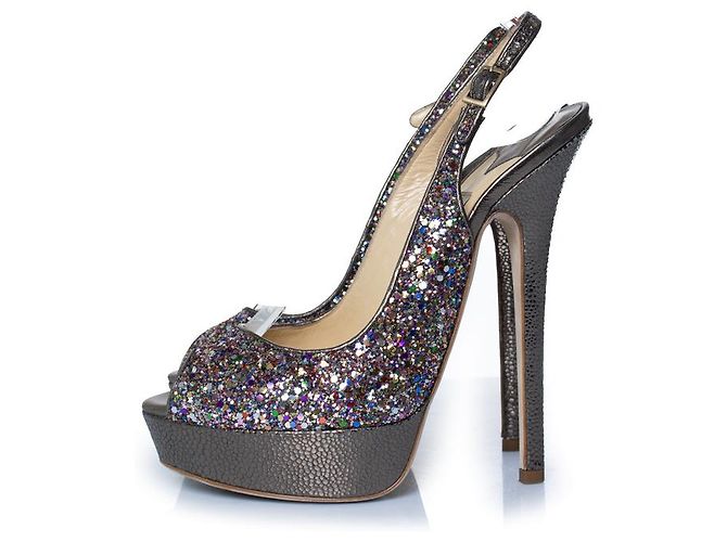 Décolleté glitter Jimmy Choo Multicolore - vista 2