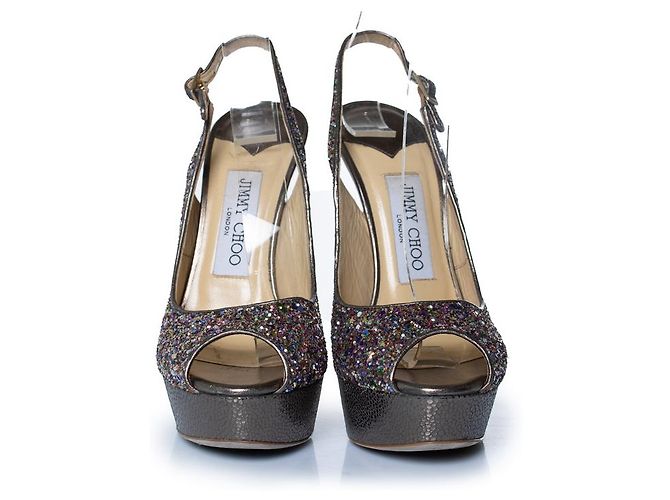 Décolleté glitter Jimmy Choo Multicolore - vista 4