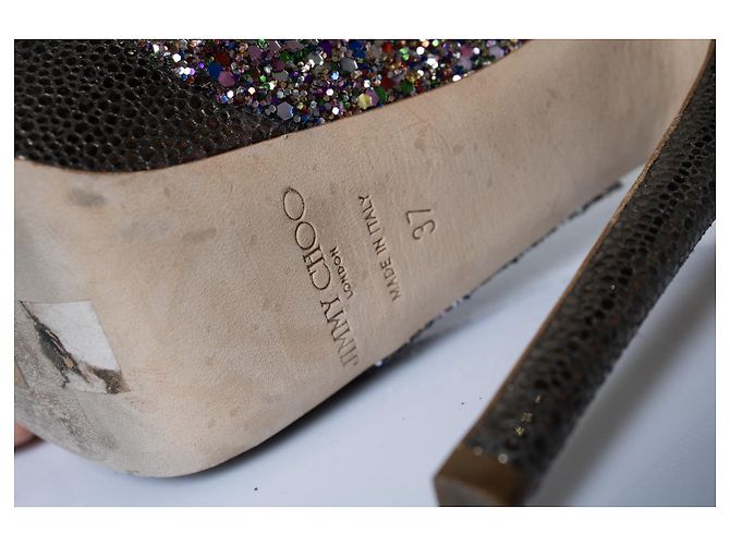 Décolleté glitter Jimmy Choo Multicolore - vista 7