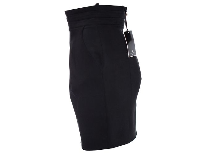 Falda lápiz negra Elisabetta Franchi. Negro - vista 4