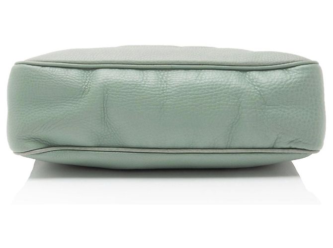 Borsa a spalla piccola in pelle Gucci Soho Chain Blu - vista 4