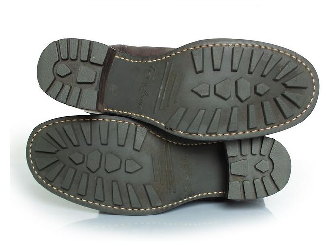 Botas de biker Free Lance en ante gris - vista 7