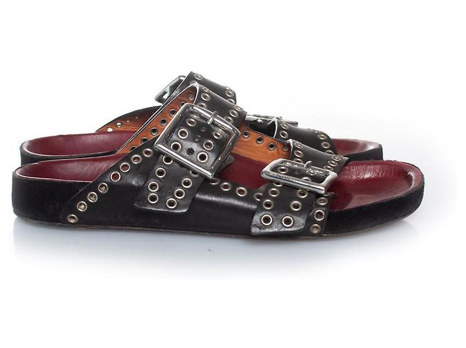 Sandali Dad Isabel Marant Nero - vista 4