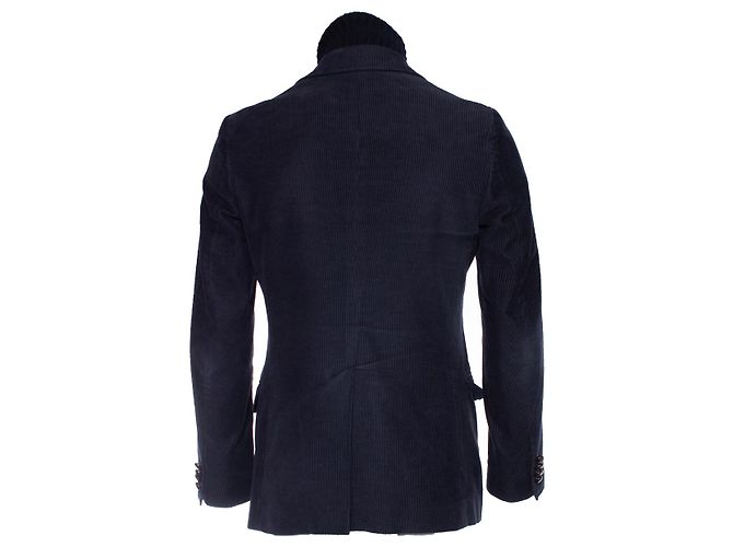 Blazer in velluto a coste blu Dolce & Gabbana - vista 3