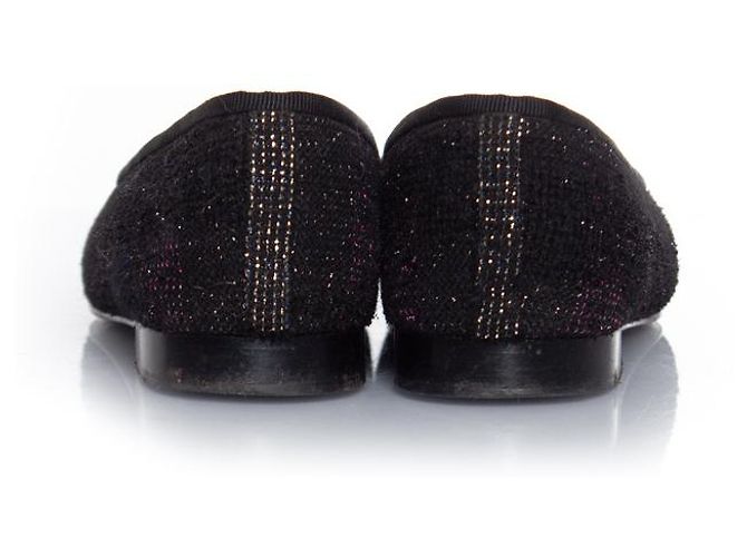 Ballerina in ponyskin e lurex Chanel Multicolore - vista 5