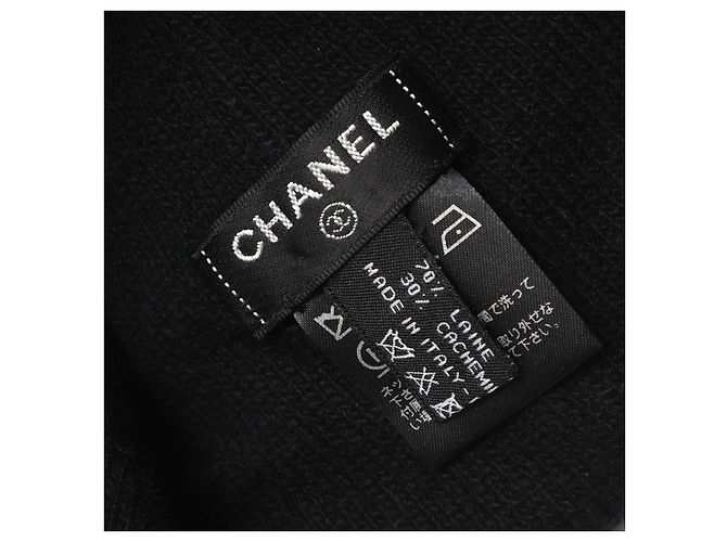 Timeless Cappello in lana e cashmere Chanel Nero - vista 5