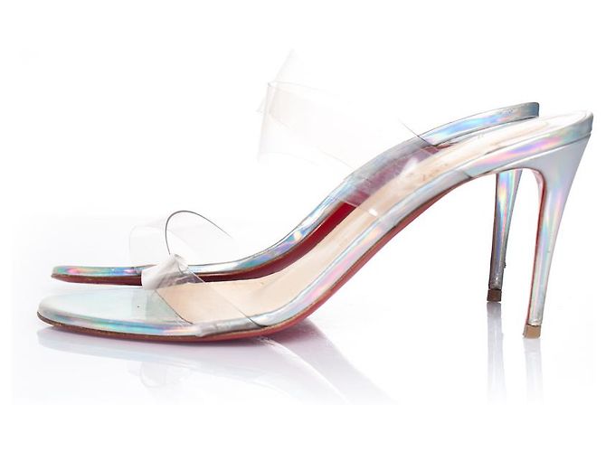 Sandali iridescenti Just Nothing di Christian Louboutin Metallico - vista 2