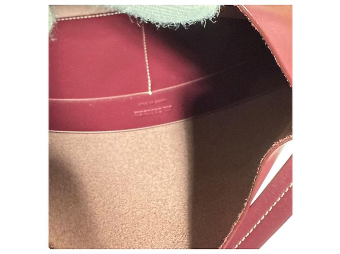 Borsa a spalla in pelle con tasca piatta Jil Sander - vista 5