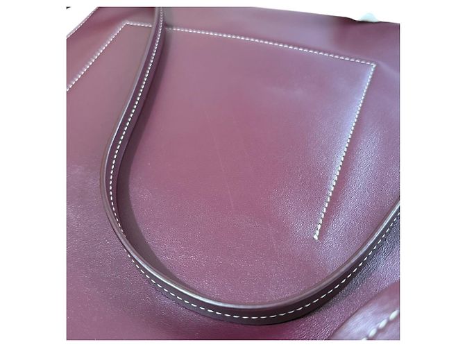 Borsa a spalla in pelle con tasca piatta Jil Sander - vista 8