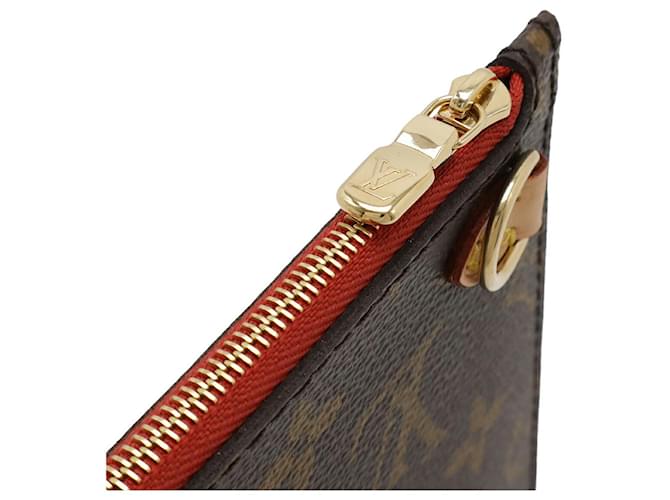 Pochette Neverfull Monogram Louis Vuitton Rosso - vista 4