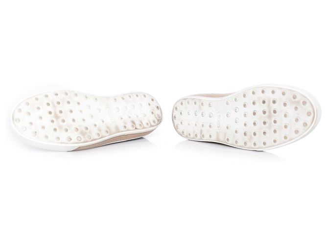 Sneakers slip-on in suede Tod's. Blu - vista 7