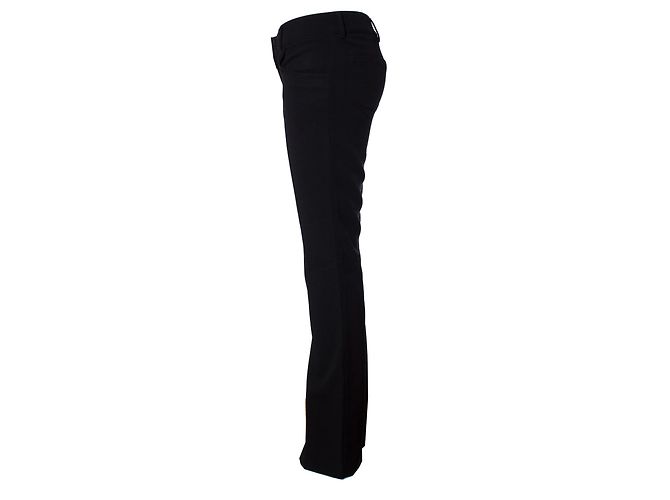 Pantaloni a coste neri Prada. Nero - vista 3