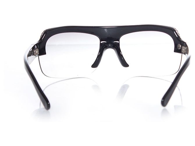 Occhiali da sole vintage Versace con gradiente Nero - vista 3