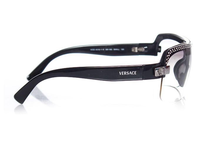 Occhiali da sole vintage Versace con gradiente Nero - vista 4