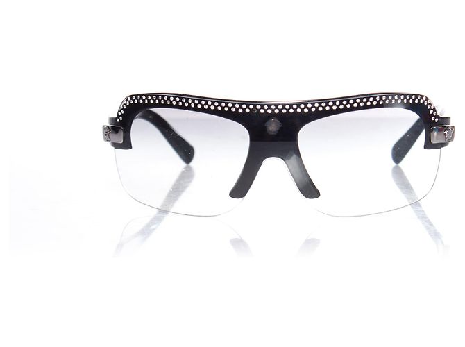 Occhiali da sole vintage Versace con gradiente Nero - vista 5