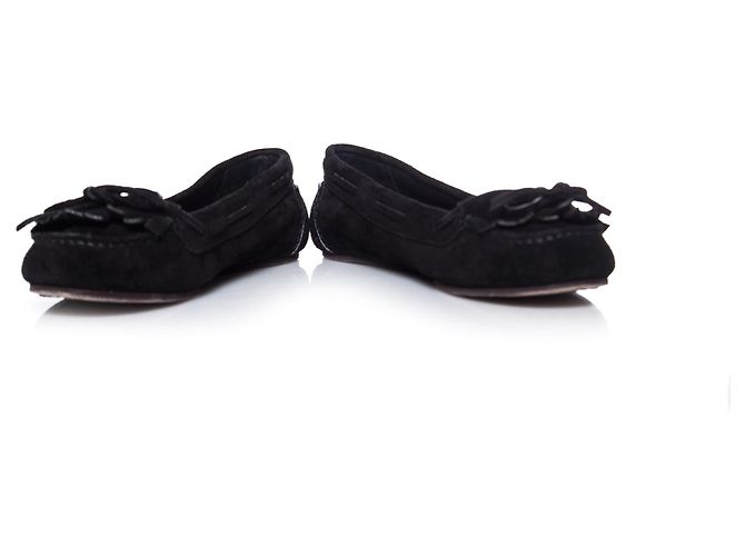 Mocassini con frange Saint Laurent. Nero - vista 6