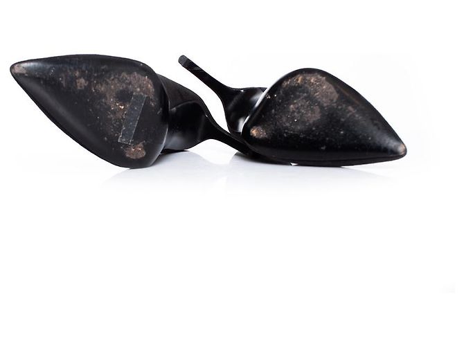 Décolleté in suede nero Stella Luna - vista 7