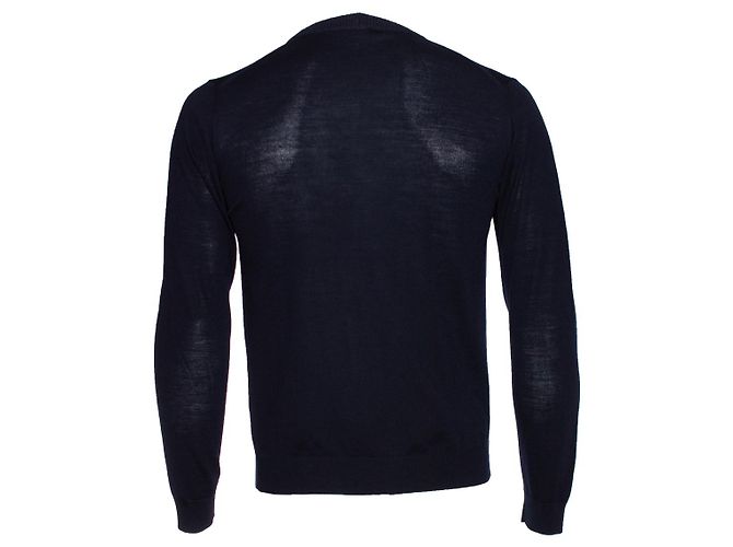 Blauer Wollcardigan von Lanvin - Ansicht 2