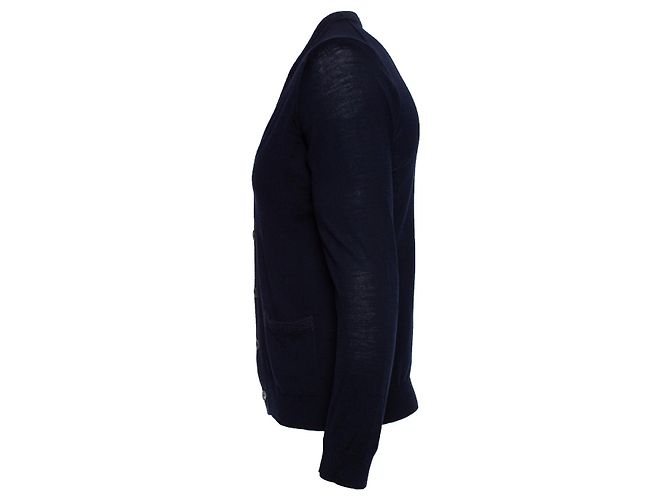 Blauer Wollcardigan von Lanvin - Ansicht 3