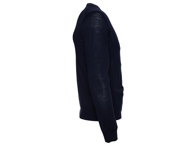 Blauer Wollcardigan von Lanvin - Ansicht 4