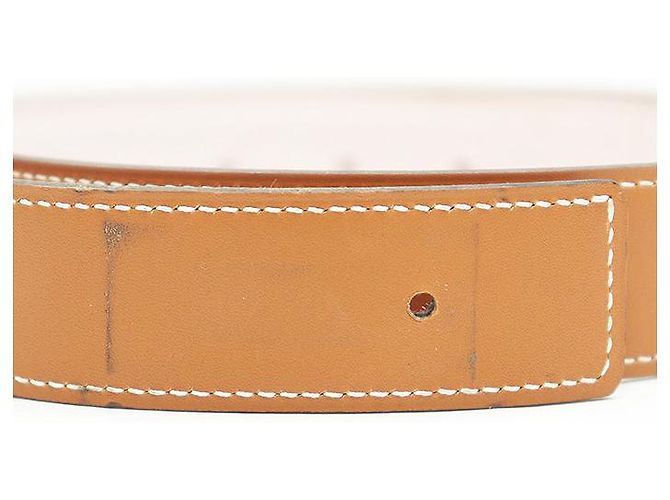 Constance Ledergürtel von Hermès Braun - Ansicht 3
