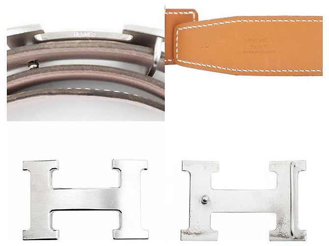 Constance Ledergürtel von Hermès Braun - Ansicht 9