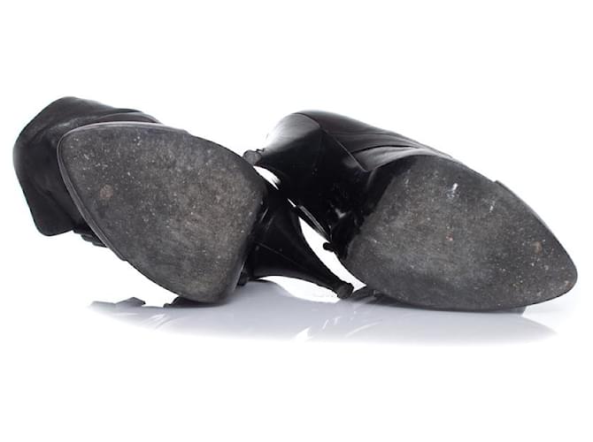 Botines de cuero de ternera negra Givenchy Negro - vista 7