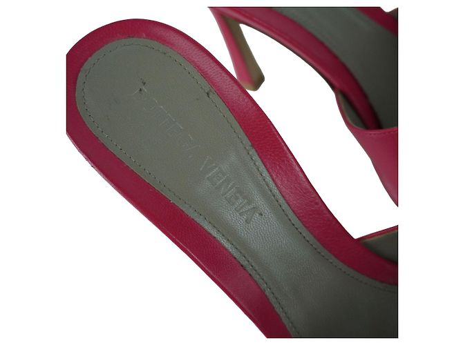 Mule con tacco rosa elasticizzato Bottega Veneta - vista 10