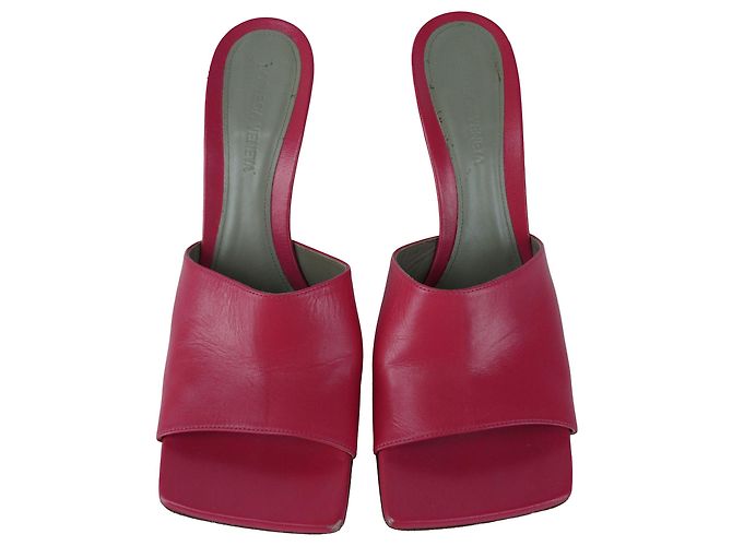 Mule con tacco rosa elasticizzato Bottega Veneta - vista 2