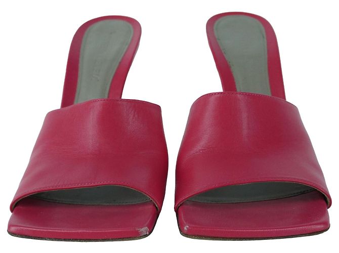 Mule con tacco rosa elasticizzato Bottega Veneta - vista 3