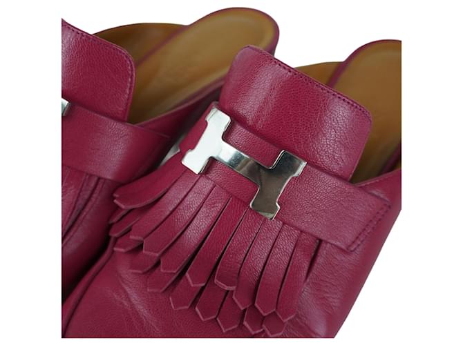 Mules Rivoli Rosa Hermès - vista 7