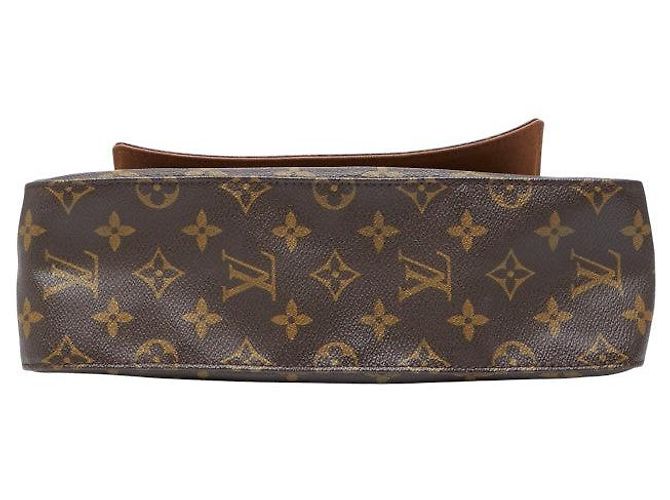 Borsa a Spalla Mini Looping Monogram Louis Vuitton Metallico Bronzo - vista 3
