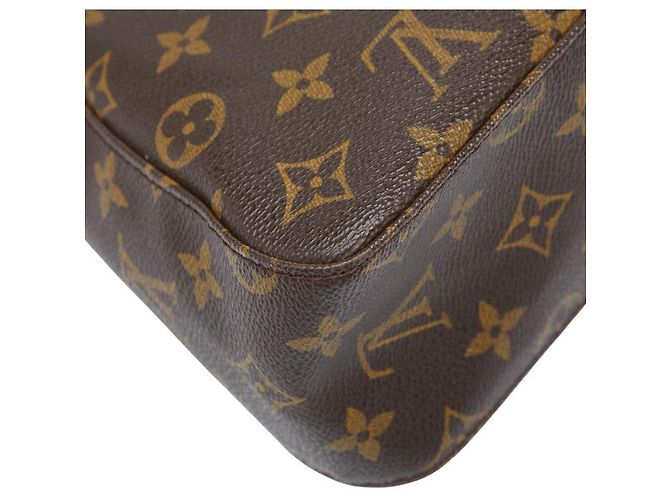Borsa a Spalla Mini Looping Monogram Louis Vuitton Metallico Bronzo - vista 7