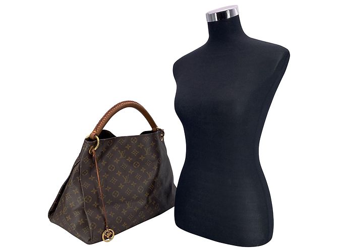 Bolso de Tela Artsy Louis Vuitton Castaño - vista 2
