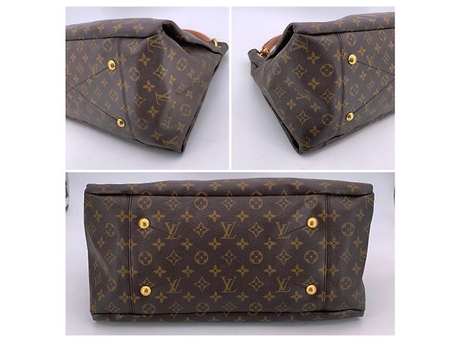 Bolso de Tela Artsy Louis Vuitton Castaño - vista 5