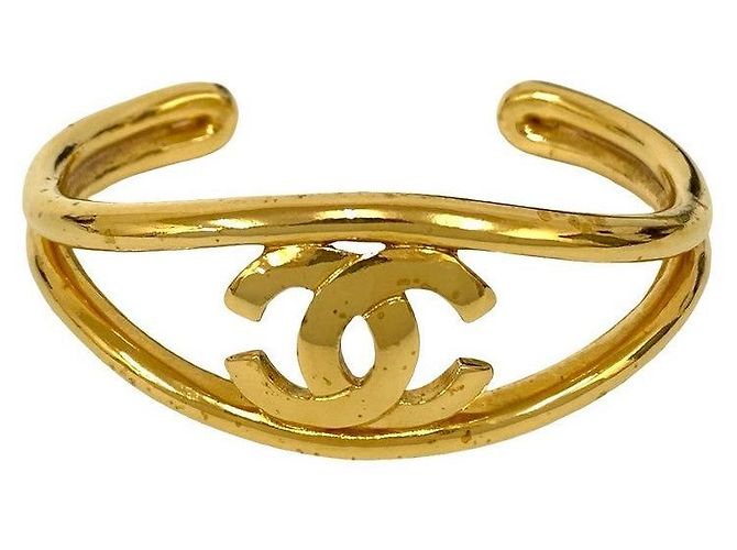 Timeless Accesorio de Pulsera Chanel Coco Mark Dorado Metálico - vista 8
