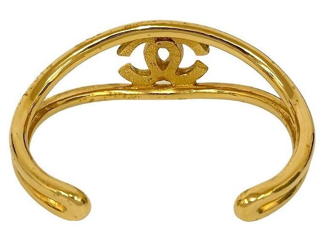 Timeless Accesorio de Pulsera Chanel Coco Mark Dorado Metálico - vista 9