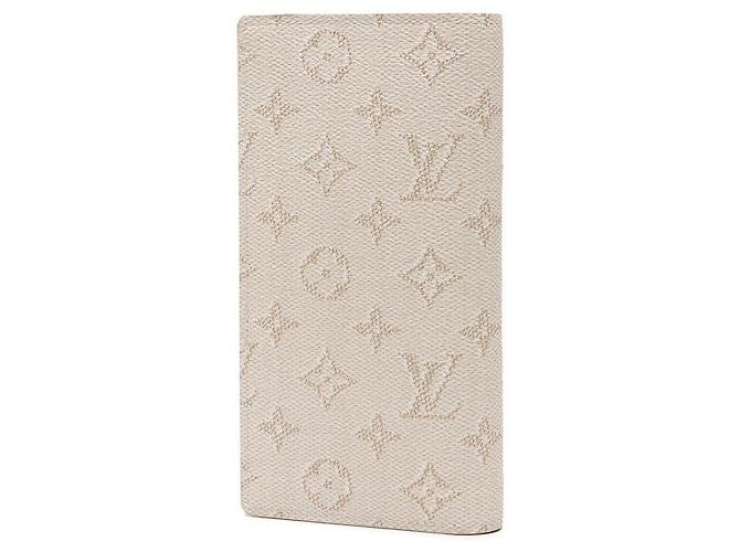 Portafoglio Lungo Monogram Brazza Louis Vuitton Bianco - vista 2